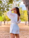 Ivory Lace Romper