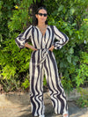 Swirls Long Sleeves Jumpsuit