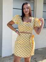 Peach Dots Dress