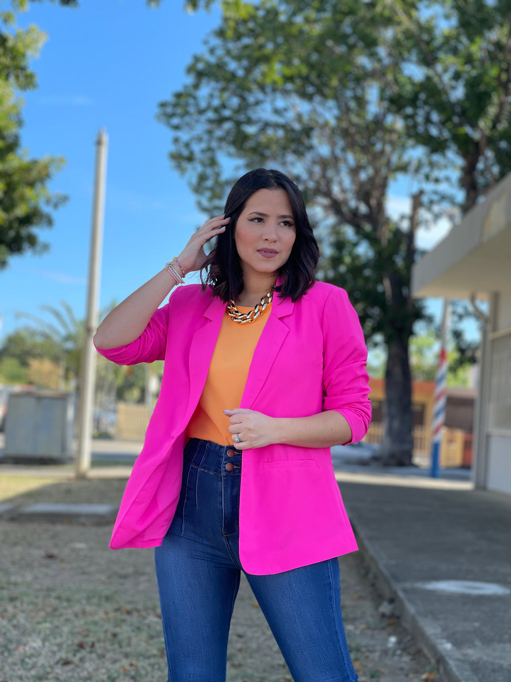 Hot Pink Blazer