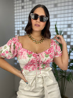 Pink Roses Top