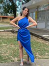 Drapped One Shoulder Dress