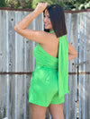 Green Wrap Top