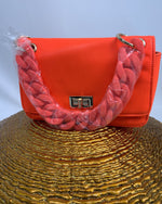 Neon Orange Hand Bag