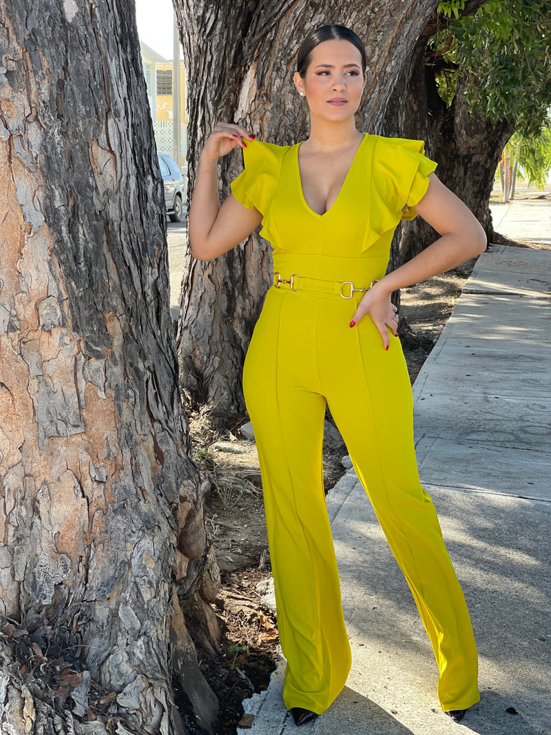 Lime Jumpsuit