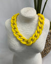 Matte Yellow Necklace