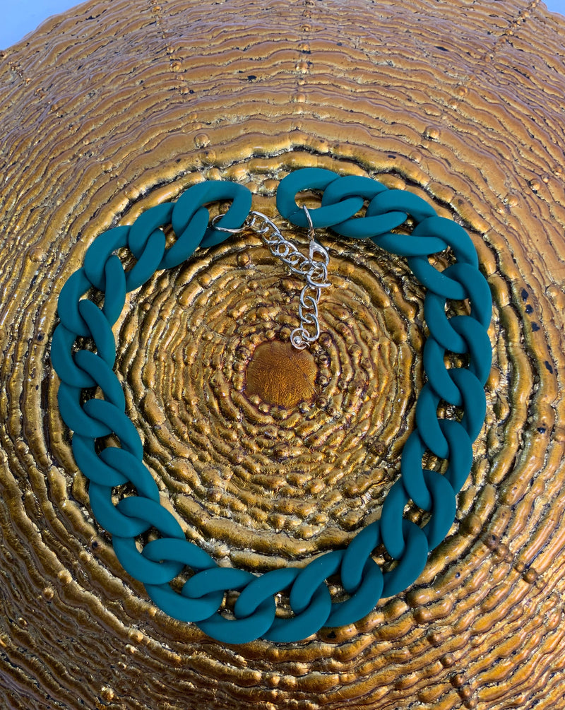 Matte Green Necklace