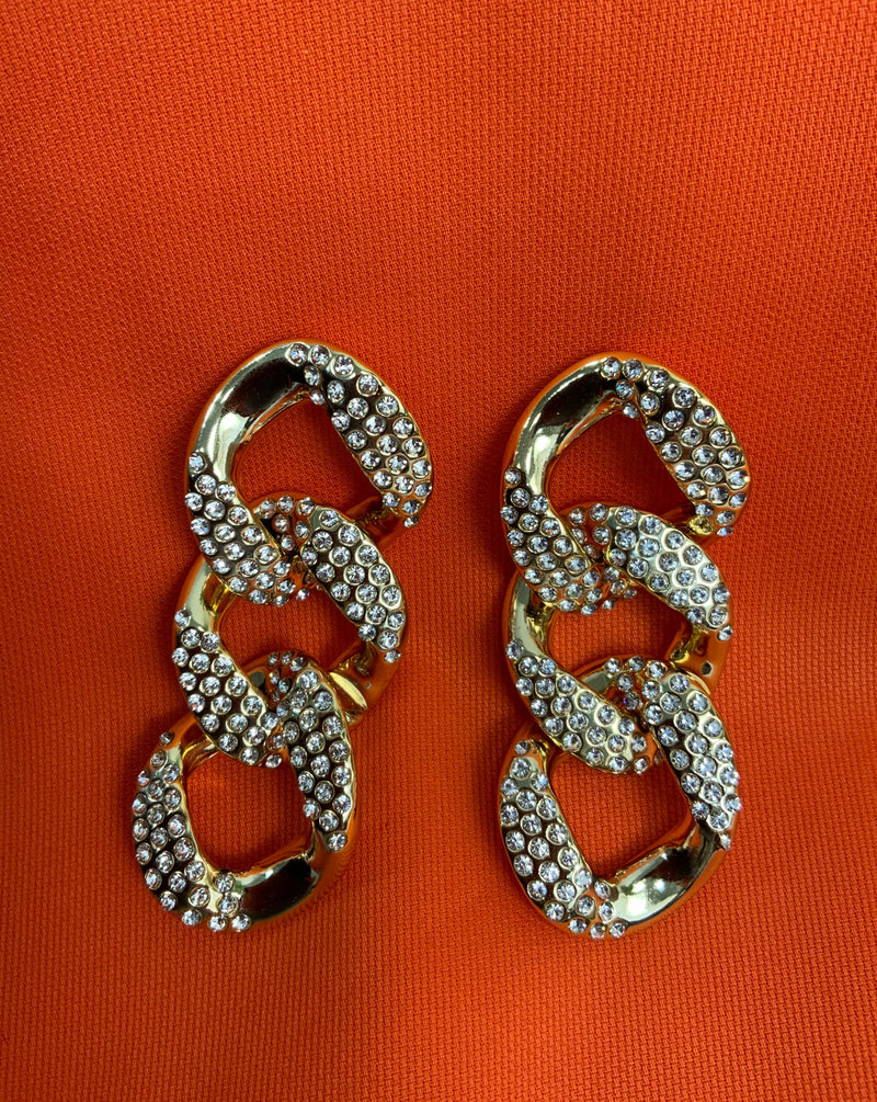 Rhinestones Earring