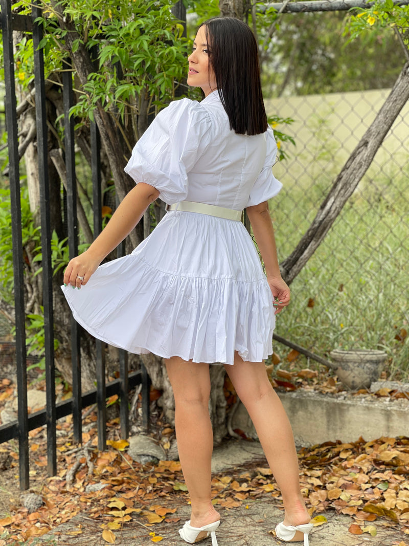 White Short Dress