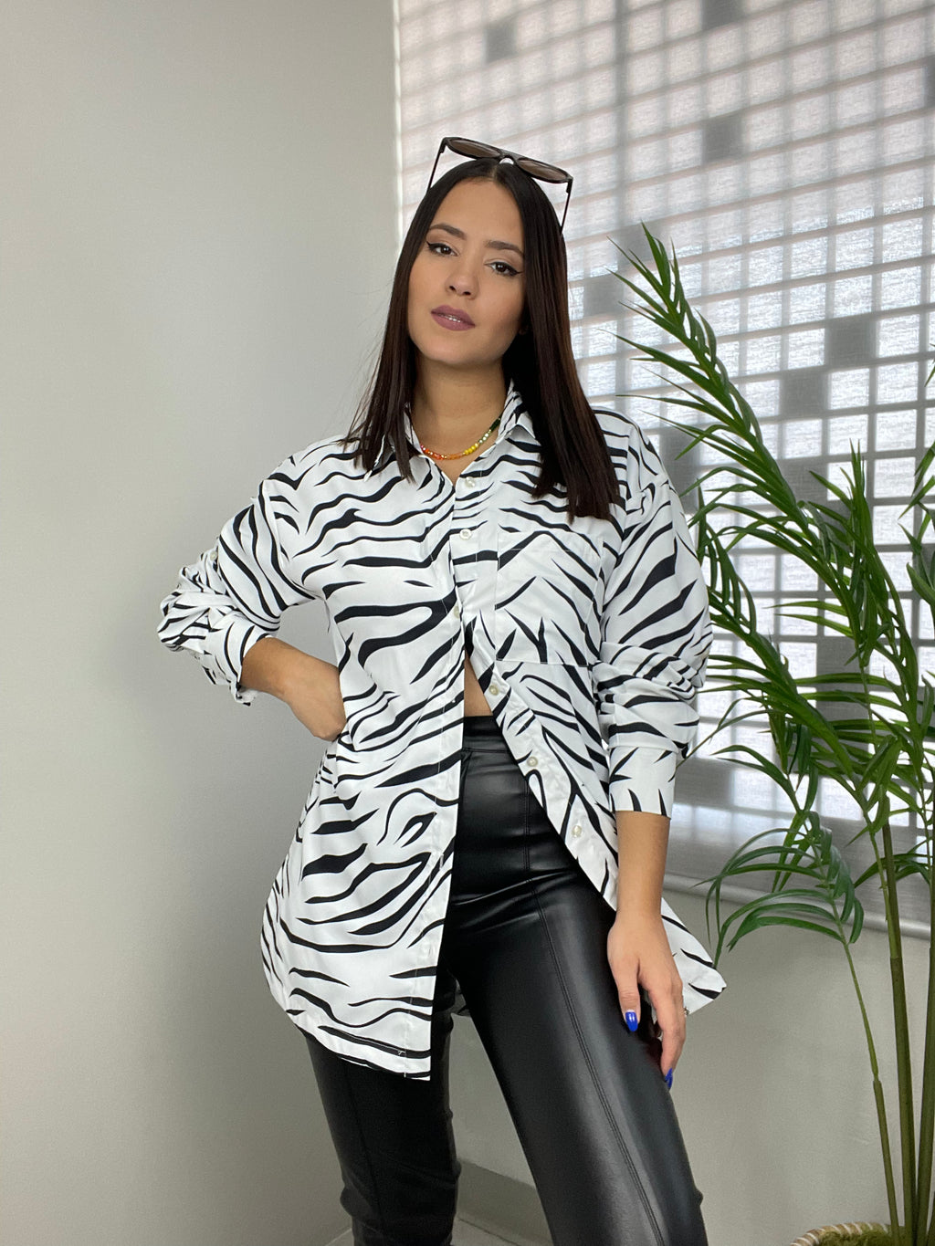 Zebra Print Shirt