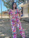 Abstract Colorful Jumpsuit