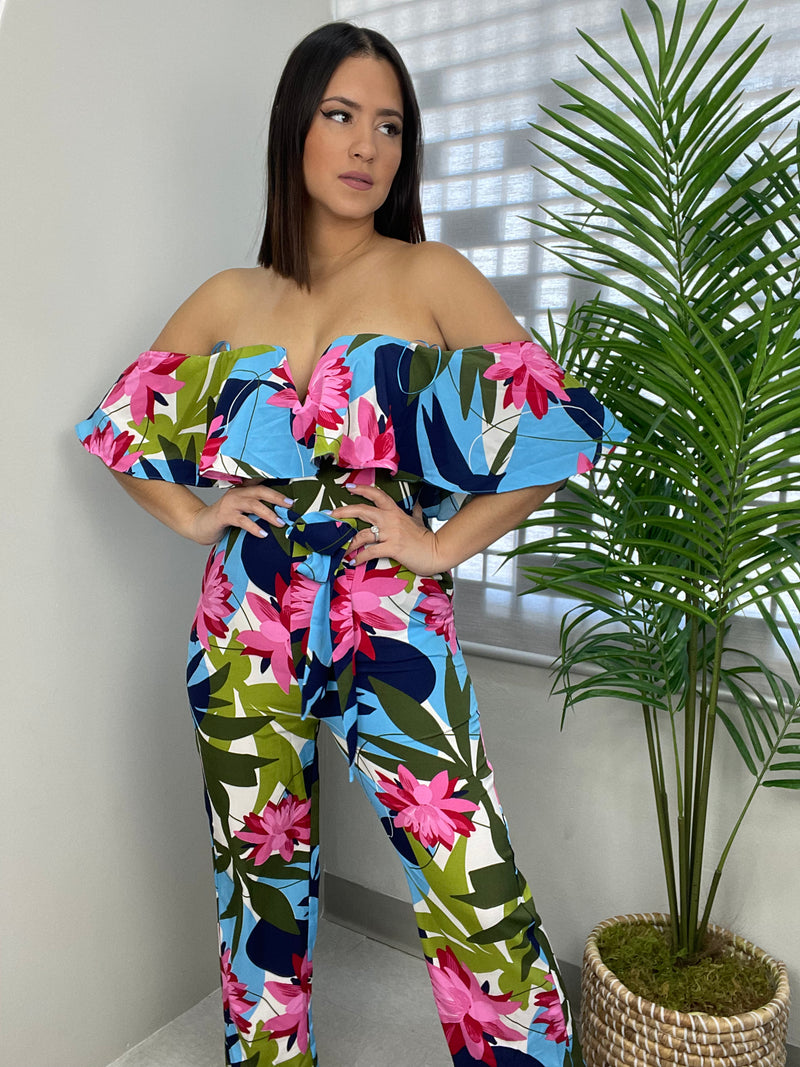 Flower Colorful Jumpsuit