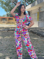 Abstract Colorful Jumpsuit