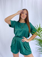 Satin Emerald Short